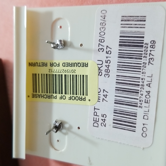 BARSE Cross-Torquise-Sterling Silver Earrings - Picture 6 of 6